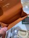 Chanel CARD HOLDER ORANGE CAVAIR SHW HOLO31