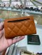 Chanel CARD HOLDER ORANGE CAVAIR SHW HOLO31