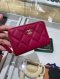 Chanel ZIPPY CARD HOLDER PINK CAVAIR GHW HOLO31