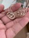 Gucci CIRCLE GG LOGO SILVER EARRING