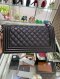 Chanel BOY 10” BLACK CAVAIR RHW HOLO28