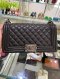 Chanel BOY 10” BLACK CAVAIR RHW HOLO28