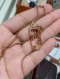 Dior NECKLACE ROSEGOLD CD IN CIRCLE
