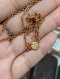 Dior NECKLACE ROSEGOLD CD IN CIRCLE