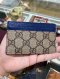 Gucci CARD HOLDER GG NAVY