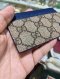 Gucci CARD HOLDER GG NAVY