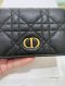 Dior CARO MEDIUM WALLET BLACK 2023