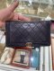 Chanel BI-FOLD WALLET BLACK LAMB SHW HOLO21