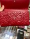 Chanel CAMELLIA LONG WALLET HOLO17
