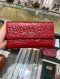 Chanel CAMELLIA LONG WALLET HOLO17