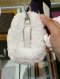 Prada TRANGLE FAUX FUR HANDBAG