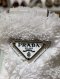 Prada TRANGLE FAUX FUR HANDBAG