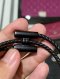 Hermes tournis tresse bracelet noir 2022