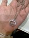 Gucci NECKLACE INTERLOCKING IN CIRCLE SILVER