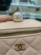 Chanel MINI VANITY BEIGE CV GHW HOLO31