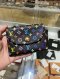 Louis Vuitton CARD HOLDER BLACK MULTICOLOR 2010