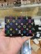 Louis Vuitton CARD HOLDER BLACK MULTICOLOR 2010