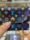Louis Vuitton CARD HOLDER BLACK MULTICOLOR 2010