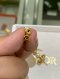 Dior EARRING CD WITH PEARL GOLD