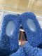 Hermes ORAN SANDALS FER BLUE SIZE38