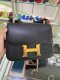 Hermes CONSTANCE 24 NOIR VEAU GHW STAMPD