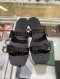 Gucci RUBBER SANDALS BLACK SIZE37