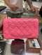 Chanel MINI 8” ADJUSTABEL PINK GHW MICROCHIP