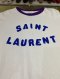 YSL SHIRT WHITE/BLUE SIZEM