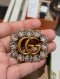 Gucci BROOCH GG ROUND DIAMONDS