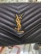 YSL CLUTCH BLACK GHW 2023