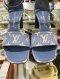 Louis Vuitton SILHONETTE DENIM HIGH HEELS SIZE38