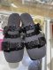 Gucci RUBBER SANDALS BLACK SIZE36