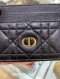 Dior CARD HOLDER BLACK 2023 GHW