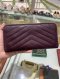 YSL ZIPPY LONG WALLET BROWN 2014