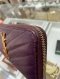 YSL ZIPPY LONG WALLET BROWN 2014