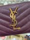 YSL ZIPPY LONG WALLET BROWN 2014