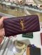 YSL ZIPPY LONG WALLET BROWN 2014
