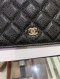 Chanel WOC BLACK CAVAIR GHW MICROCHIP