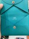 Hermes COIN PURSE GREEN STAMPX