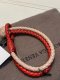 BOTTAGA VENETA BRACELET SIZE S PINK/RED