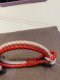 BOTTAGA VENETA BRACELET SIZE S PINK/RED