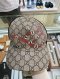 Gucci KINGSNAKE PRINT GG SUPREME BASEBALL HAT