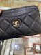 Chanel O-CARD HOLDER BLACK CV GHW N0N0AG49