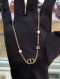 Dior CD CRYSTAL NECKLACE GOLD