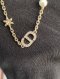 Dior CD CRYSTAL NECKLACE GOLD