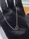 Dior CD CRYSTAL NECKLACE SILVER