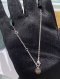 Dior CD CRYSTAL NECKLACE SILVER