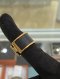 Hermes RING SIZE.XS GOLD/BLACK