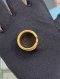 Hermes RING SIZE.XS GOLD/BLACK