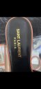 YSL HIGHT HEELS BROWN SIZE.36.5